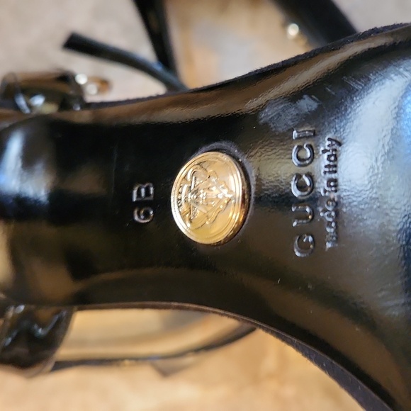 GUCCI ANKLE STRAP HEELS - Picture 9 of 15